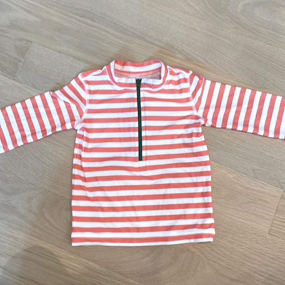Primary striped swim shirt